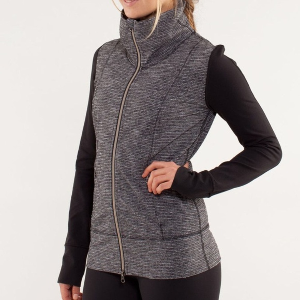 *RARE* Lululemon Herringbone Zip Daily Yoga Jacket